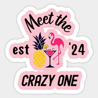 Meet the Crazy One, bachelorette party Sticker